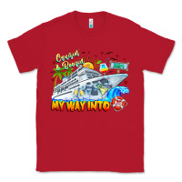 Red 2024 Cruisin Classic Tee - CowhideDigitalArt
