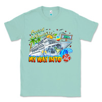Seafoam 2024 Cruisin Classic Tee - CowhideDigitalArt