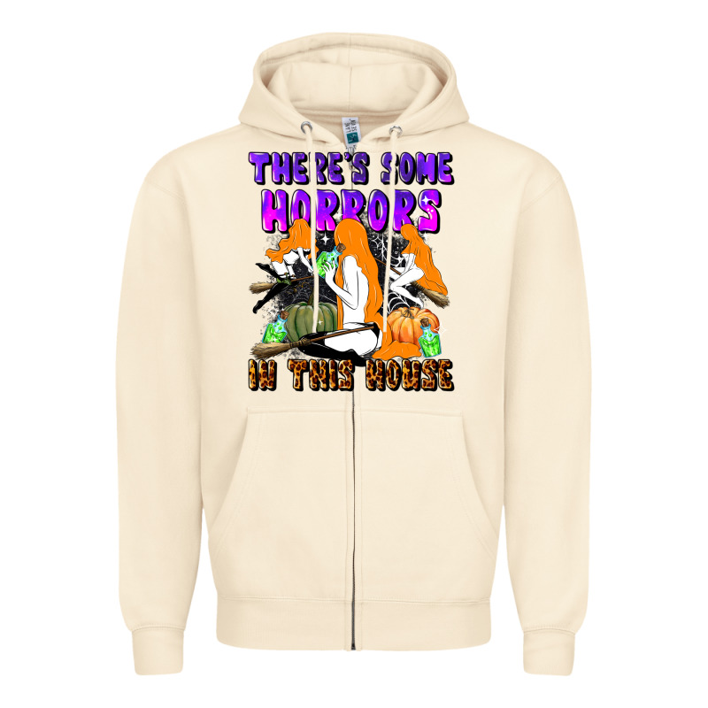 There's Some Horrors In This House Zipper Hoodie by LillyAllenDesigns | Teevron