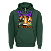 Sports Green there's some horrors in this house Zipper Hoodie - LillyAllenDesigns