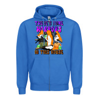 True Royal there's some horrors in this house Zipper Hoodie - LillyAllenDesigns