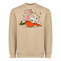 Mushroom so hoppin boujee easter bunny stanley Heavyweight Sweatshirt - MaliasSmallBusiness