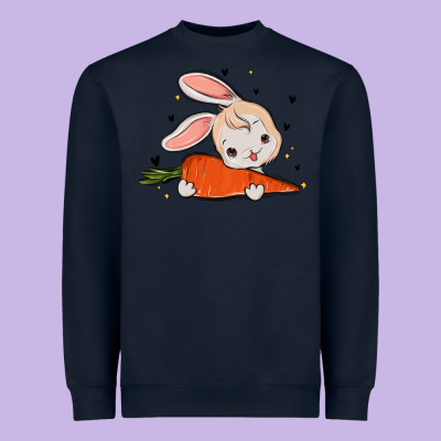 So Hoppin Boujee Easter Bunny Stanley Heavyweight Sweatshirt Designed By Maliassmallbusiness
