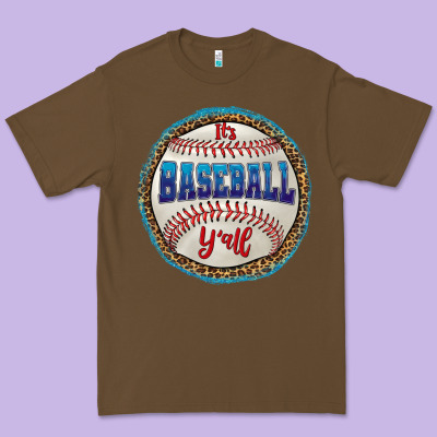 It's Baseball Y'all Premium Tee Designed By Hra Design Shop