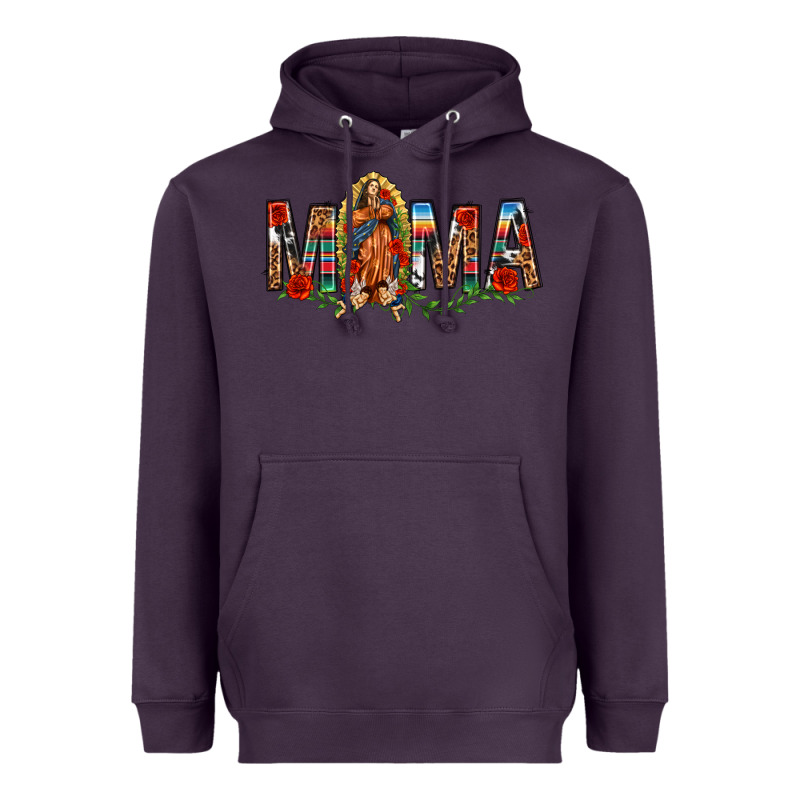 Our Lady Of Guadalupe Mama Heavyweight Hoodie by texasbilliewilder | Teevron