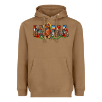 Toasted Coconut Our Lady of Guadalupe Mama Heavyweight Hoodie - texasbilliewilder