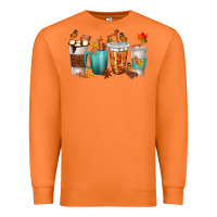Carrot Thankful Coffee Cups Premium Sweatshirt - texasbilliewilder