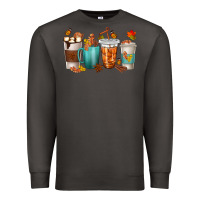 Smoke Thankful Coffee Cups Premium Sweatshirt - texasbilliewilder