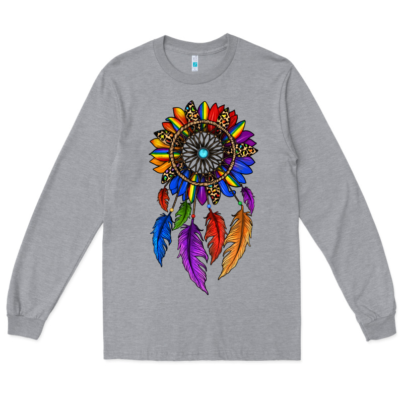 Pride Sunflower Dreamcatcher Long Sleeve Tee by JahusDesignShop | Teevron