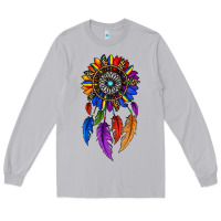 Moon Dust pride sunflower dreamcatcher Long Sleeve Tee - JahusDesignShop