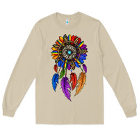 Mushroom pride sunflower dreamcatcher Long Sleeve Tee - JahusDesignShop