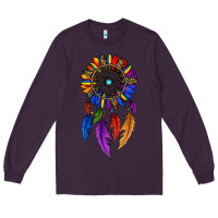 Plum pride sunflower dreamcatcher Long Sleeve Tee - JahusDesignShop