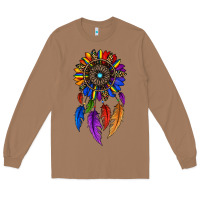 Toasted Coconut pride sunflower dreamcatcher Long Sleeve Tee - JahusDesignShop