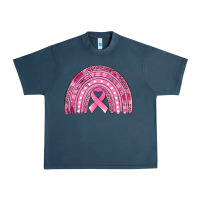 Midnight Navy breast cancer awareness rainbow Urban Heavy Tee - Jasminsmagicworld