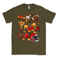 Army Green i'm a hot mess, always stressed,and proudly a foot Classic Tee - MaliasSmallBusiness