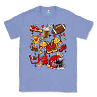 Colony Blue i'm a hot mess, always stressed,and proudly a foot Classic Tee - MaliasSmallBusiness