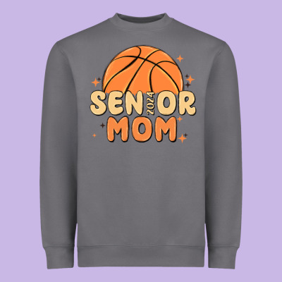 Senior Mom 2024 Heavyweight Sweatshirt Designed By Maliassmallbusiness