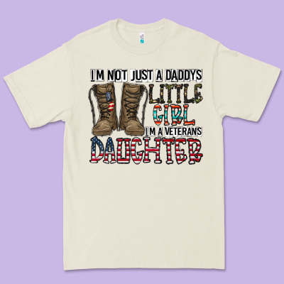 I'm Not Just A Daddy's Little Girl Premium Tee Designed By Cowhidedigitalart