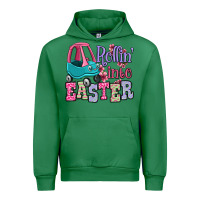 Emerald Easter Day Rollin into Easter toddler car Urban Hoodie - OliviaCreatesArt