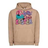 Pigment Burro Easter Day Rollin into Easter toddler car Urban Hoodie - OliviaCreatesArt