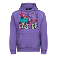 Tulip Easter Day Rollin into Easter toddler car Urban Hoodie - OliviaCreatesArt