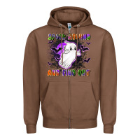 Chestnut spook around and find out Zipper Hoodie - LillyAllenDesigns