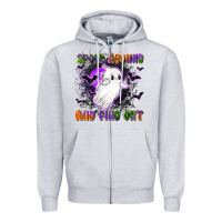 Heather Grey spook around and find out Zipper Hoodie - LillyAllenDesigns