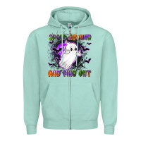 Seafoam spook around and find out Zipper Hoodie - LillyAllenDesigns