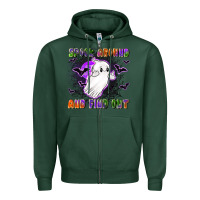 Sports Green spook around and find out Zipper Hoodie - LillyAllenDesigns