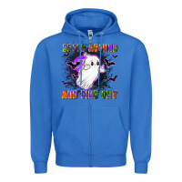 True Royal spook around and find out Zipper Hoodie - LillyAllenDesigns