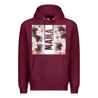 Burgundy mother’s day mama flowers tumbler tbs Premium Hoodie - TumblerDesignByShophia