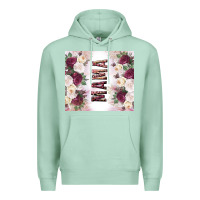 Seafoam mother’s day mama flowers tumbler tbs Premium Hoodie - TumblerDesignByShophia