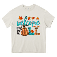 Cream welcome fall Heavy Core Tee - HRA Design Shop
