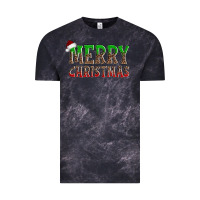 Cloud Black merry christmas Vintage Tee - AdoDesignShop