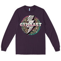 Plum gymnast Long Sleeve Tee - MaliasSmallBusiness