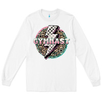 White gymnast Long Sleeve Tee - MaliasSmallBusiness