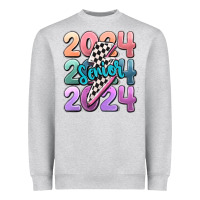 Heather Grey 2024 senior Heavyweight Sweatshirt - MaliasSmallBusiness