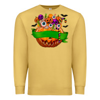 Personalized Boy Halloween Candy Premium Sweatshirt | Teevron