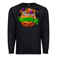Black Personalized Boy Halloween Candy Premium Sweatshirt - texasbilliewilder