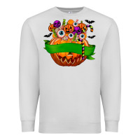 Dove Grey Personalized Boy Halloween Candy Premium Sweatshirt - texasbilliewilder