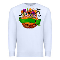 White Personalized Boy Halloween Candy Premium Sweatshirt - texasbilliewilder