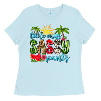 Baby Blue little miss sassy pants Ladies Tee - Zillion Design Studio