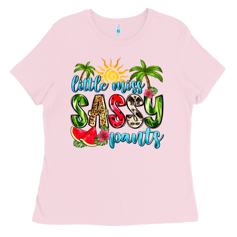 Little Miss Sassy Pants Ladies Tee by Zillion Design Studio | Teevron