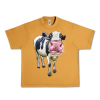 Peanut Butter Cute Holstein Urban Heavy Tee - LillyAllenDesigns