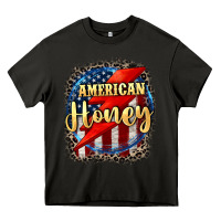 Asphalt American honey 4th of july Heavy Core Tee - CowGirlArtShop
