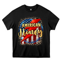 Black American honey 4th of july Heavy Core Tee - CowGirlArtShop