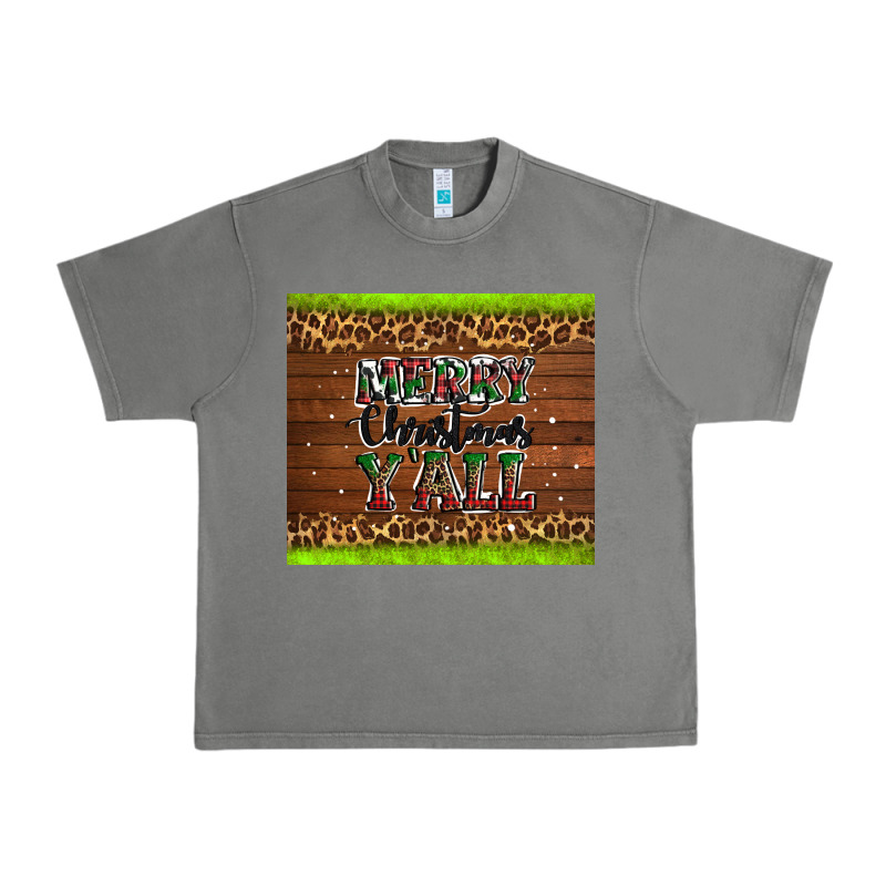 Merry Christmas Y'all Urban Heavy Tee by AdoDesignShop | Teevron