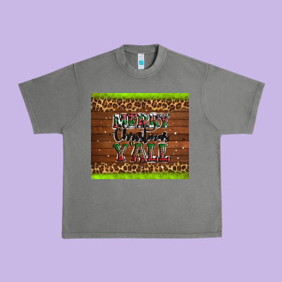 Merry Christmas Y'all Urban Heavy Tee Designed By Adodesignshop