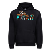 Black western cowboy hat punchy Urban Hoodie - OliviaCreatesArt