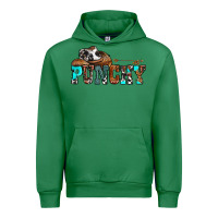 Emerald western cowboy hat punchy Urban Hoodie - OliviaCreatesArt